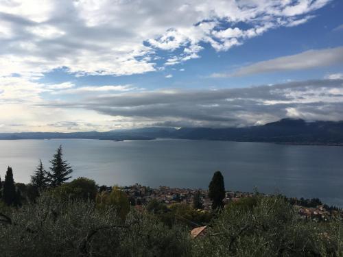 a view of a large body of water at Hotel Vela Azzurra in Malcesine