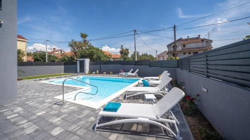 Modern villa Danica with pool in Zadar