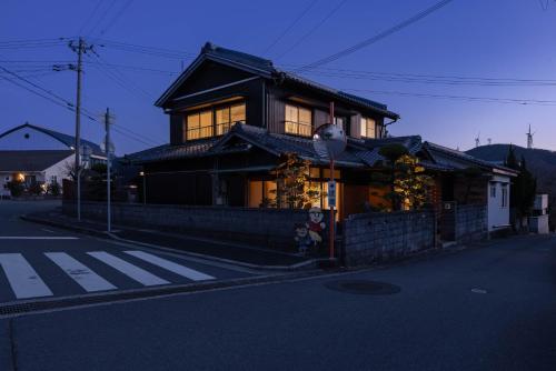 a house on the corner of a street at NODOKA Awajishima in Minamiawaji