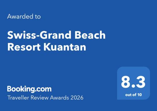 a screenshot of the swiss grand beach resort kyrkan at Swiss-Grand Beach Resort Kuantan - Newly Upgraded 5-Star in Kuantan