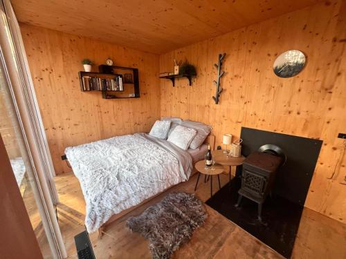Llit o llits en una habitació de Tinyhouse Veranda