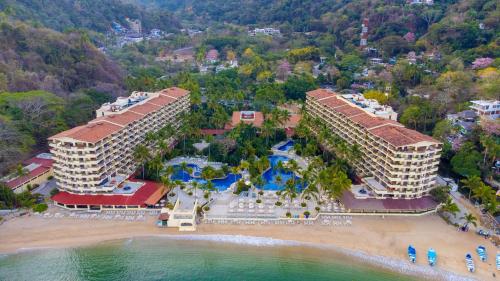 an aerial view of the resort and the beach at Barceló Puerto Vallarta - All Inclusive in Puerto Vallarta