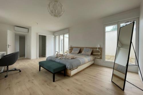 Spacious apartment of 120 m in Gujan-Mestras