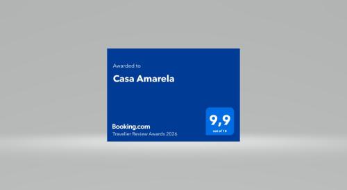 a blue credit card with the text cost america on it at Casa Amarela in Corcubión