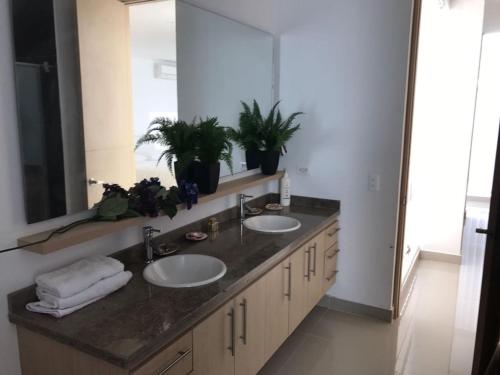 Apartamento Cerca a Santa Marta 욕실