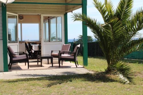 756 - Chalet à Erquy avec vue mer à 200m de la plage et de l'îlot Saint Michel