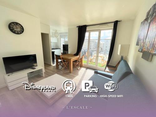 L'Escale - T3 Cosy - Parking, RER A et Disneyland
