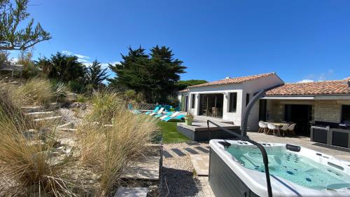 Villa au pied de la Dune, 20m plage, SPA, Plancha, 5ch