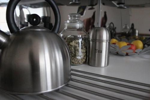 Una cocina o cocineta en Apartmán Relax so saunou a jakuzzi