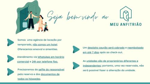 a flyer for a new initiative with a family entering a door at Véio Chico’s Ranch | Swimming Pool | Barbecue in Ibiúna