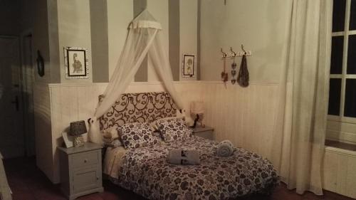 Cama o camas de una habitación en Alojamiento San Juan Bautista