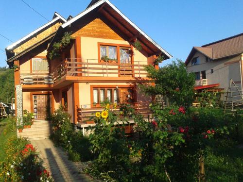 Garður fyrir utan Nopti de Vara Transfăgărășan