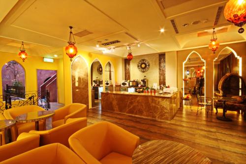 Zona d'estar a Moroccan Holiday Suite