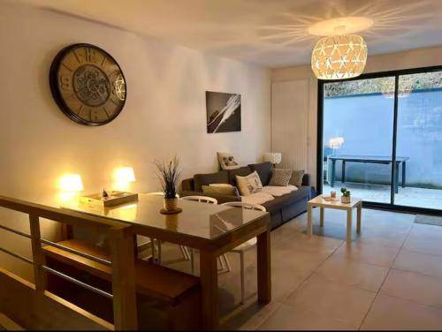 Zona d'estar a Chalet du Parc