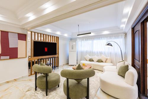 Cairo Homes Modern 3BR Apartment in Zamalek