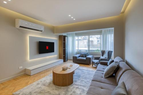 Elegant 2-BR Apartment in Almaza Near City Stars