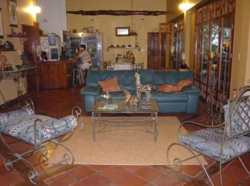 El vestíbulo o zona de recepción de Saiananda Adventure Eco Lodge