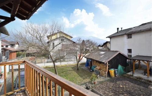 a view from the balcony of a house at Ca' Piero in Lamon