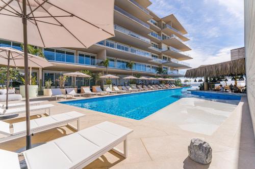 an image of the swimming pool at the resort at Albaluz in San José del Cabo