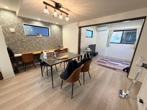 Tokyo Skytree View Single family Home for Entire Rental 2 Minutes to the Station 4 Bedrooms 7 Beds Max 10 People Direct Access to Narita and Haneda Airports 107 square Sleeps 10
