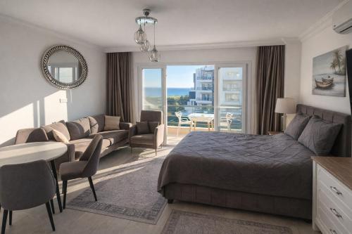 Modern Sea View Studio at Thalassa Beach Resort, Northern Cyprus
