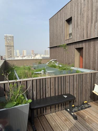 Rooftop Duplex with terrace overlooking the Eiffel Tower