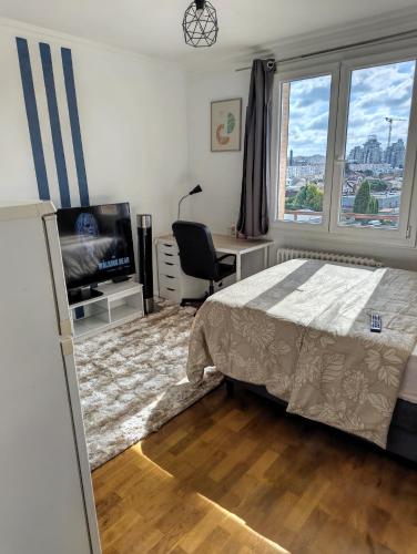 Krevet ili kreveti u jedinici u okviru objekta Chambre