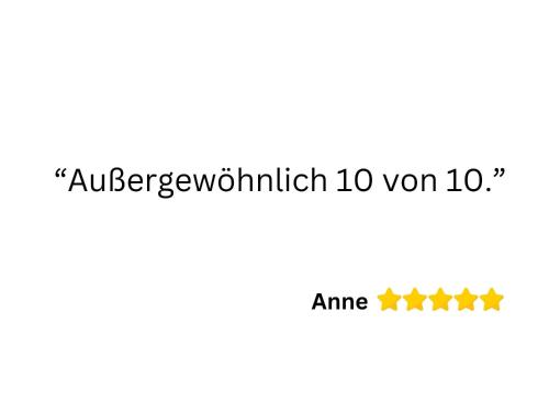 Eine Zeile mit vier Sternen und den Worten Audiologerentiability gewann in der Unterkunft Fewo Edel&Liebe Neubau mit Fahrstuhl, Parkplatz, Balkon, W-lan, ruhige Lage, Einkaufsmöglichkeiten 500m entfernt in Grömitz