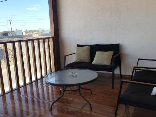 Balkon oz. terasa v nastanitvi Katchi