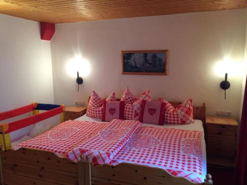 Cama ou camas em um quarto em Pension Zum Bauernstübl