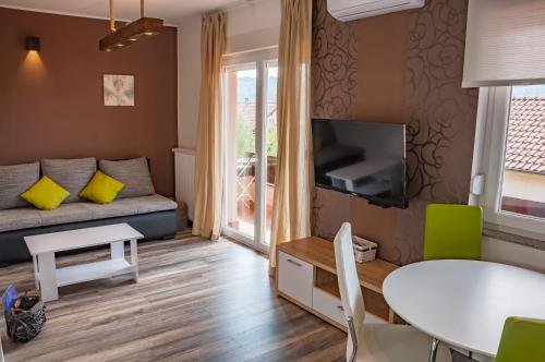TV a/nebo společenská místnost v ubytování Apartmani Tuheljske