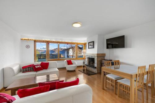 Aulnes 1, appartement a Anzere avec vue sur les Alpes