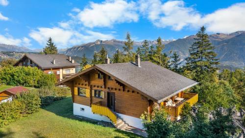 Chalet Copacabana a Anzere vue sur les Alpes