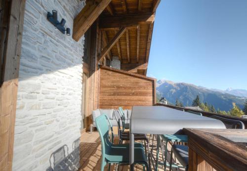 Gypaete 51 proche du centre a Anzere avec vue sur les Alpes