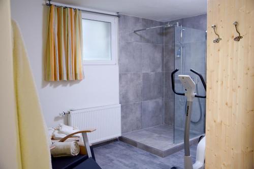 Kúpeľňa v ubytovaní Gerda Wellness Apartment