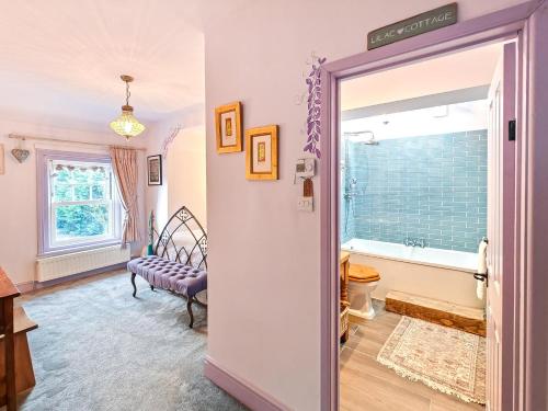 a room with a door open to a bathroom at 2 Bed in Morpeth oc-l35201 in Morpeth