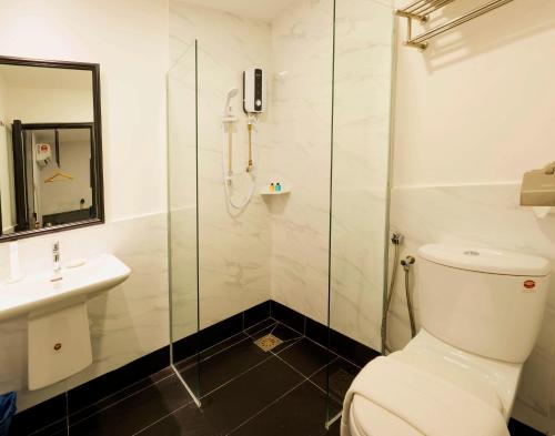 Kylpyhuone majoituspaikassa H Boutique Hotel, Kota Damansara
