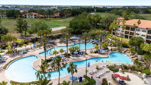 an aerial view of the pool at the resort at Holiday Inn Club Vacations At Orange Lake Resort in Orlando