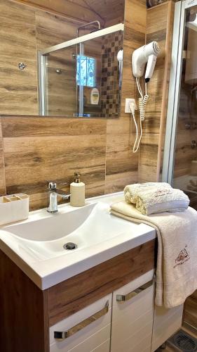 Bathroom sa Brvnara Vršac