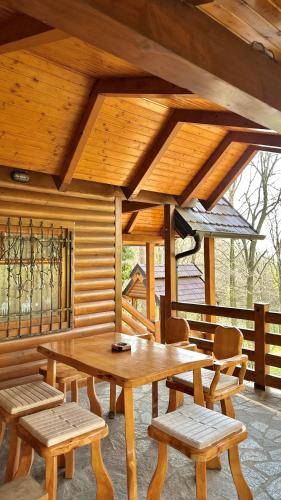 Balcony o terrace sa Brvnara Vršac