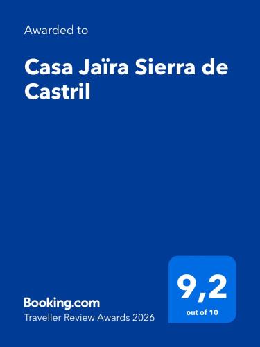 a screenshot of the casa latina stanza de castilla at Casa Jaïra Sierra de Castril in Castril