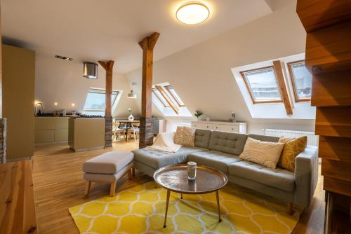 3 bedroom Loft apartment by Vyšehrad Walls