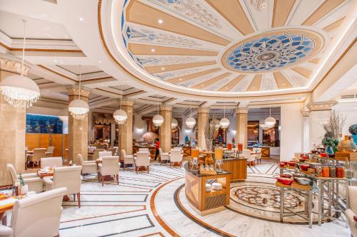 a rendering of the lobby of the mandarin oriental dubai hotel at The Biltmore Tbilisi Hotel in Tbilisi City