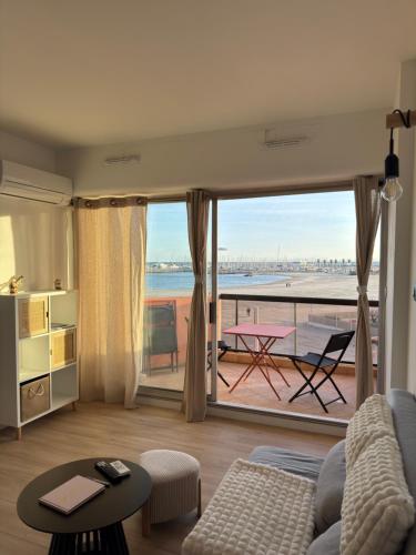 Appartement front mer rénové - Terrasse - Palavas-les-flots centre à 300m