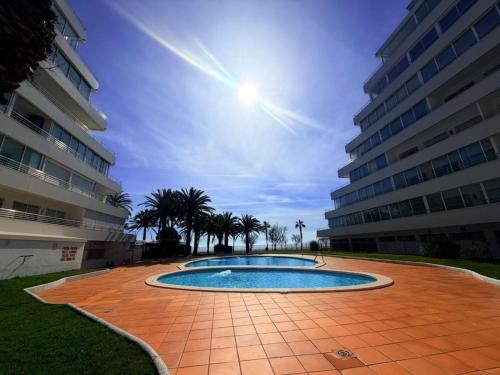Appartement à Roses: Terrasse, Piscine, 6 Pers.
