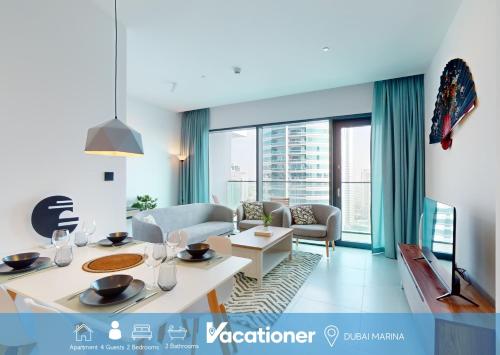 Vacationer Holiday Homes I Modern 2 Bedroom I Skyline & Marina Views