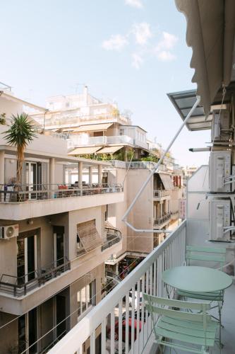 Stylish 2BR Apartment with Balcony in Exarcheia