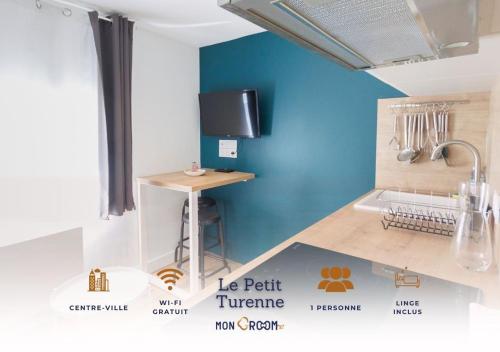 Le Petit Turenne - Idéal pro/solo* Studio d'archi coeur de ville * WiFi * Calme * Mon Groom