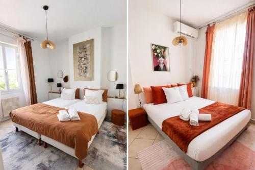 Beau 3 pièces au centre de cannes entièrement climatisé