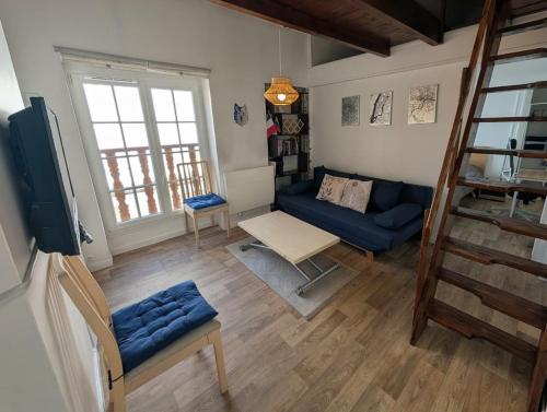 Setusvæði á Cosy Studio in Clichy